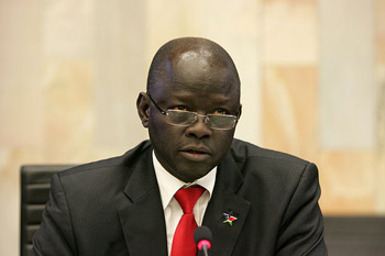 Minister of Telecommunications and Postal Services of South Sudan, Madut Biar Yel