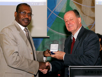 Dr Hamadoun Touré and Fabio Bigi