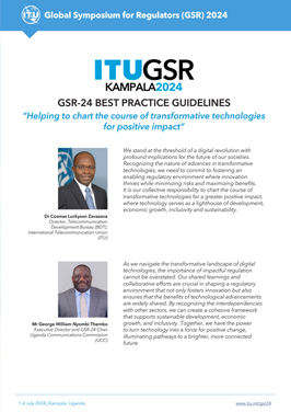 GSR-24 Best Practice Guidelines