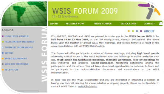 WSIS Forum 2009