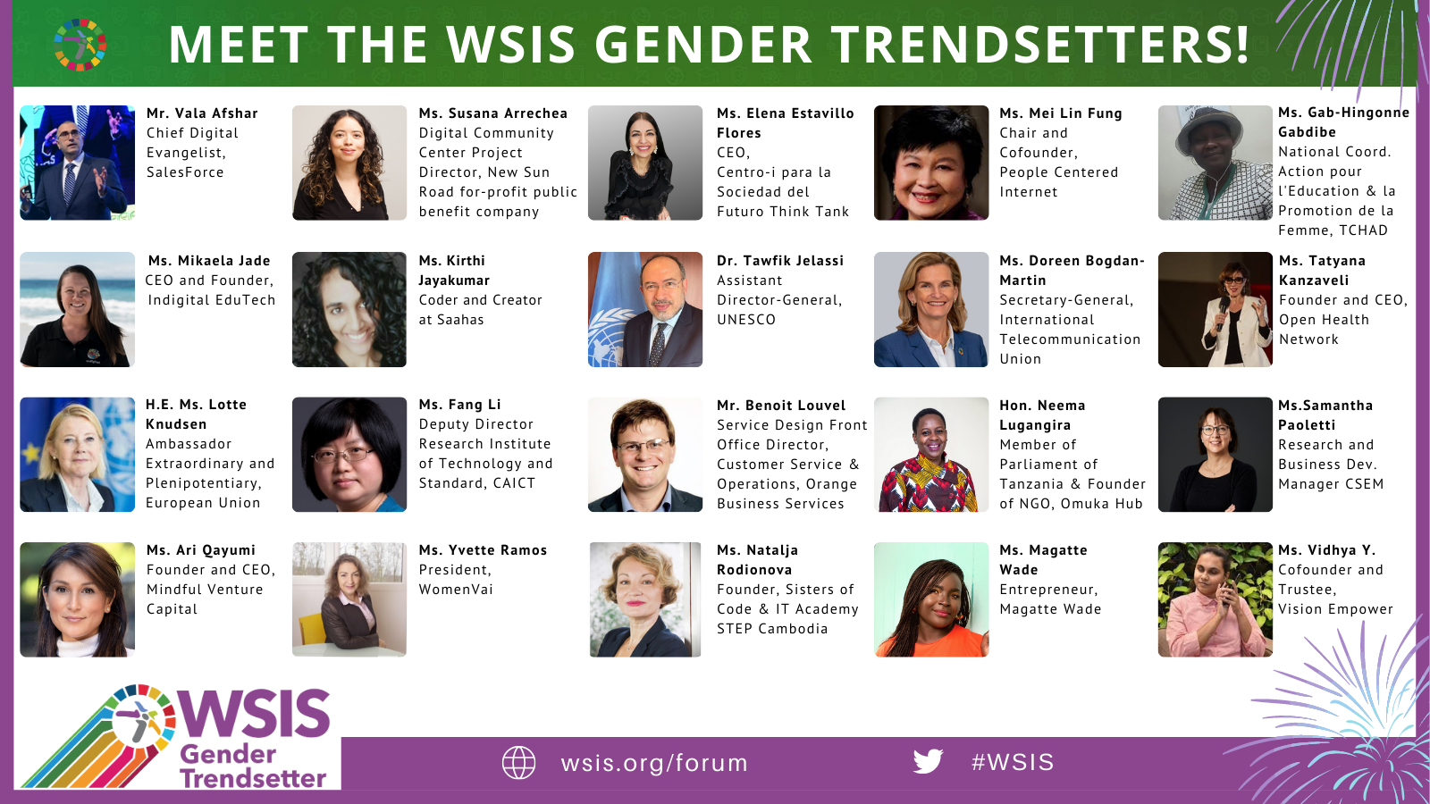 WSIS Gender Trendsetters