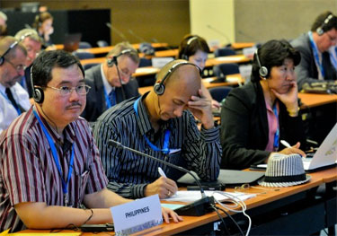 Delegates from Rwanda