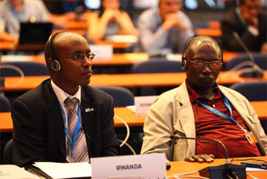 Delegates from Rwanda